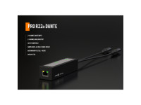 Audibax Pro R22o Dante Adaptador Dante Audibax Pro R22o Dante Adaptador Dante
